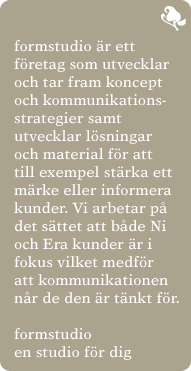 Information om formstudio